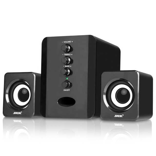 SADA D-202 Speaker Stereo 2.1 with Subwoofer &amp; USB Power