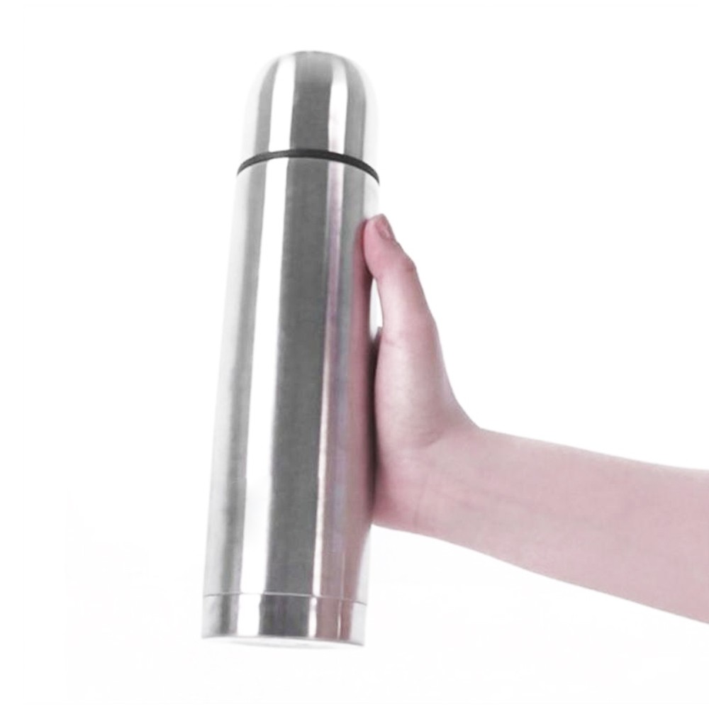 Thermos Botol minum vacuum flask 1000ml stainless steel + tas