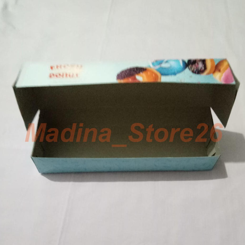 

DISKON MURAH !!! Dus Kemasan Kekinian FRESH DONUT - Kardus Roti Donat Uk. 27 x 9 x 5 Isi 50 pcs