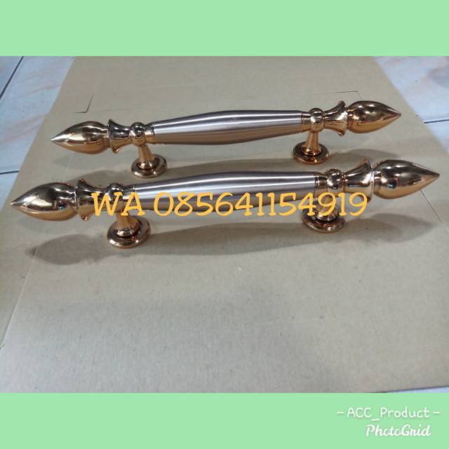 Handle pintu rumah/tarikan pintu rumah/ gagang pintu rumah/rumah minimalis/ handle kuningan