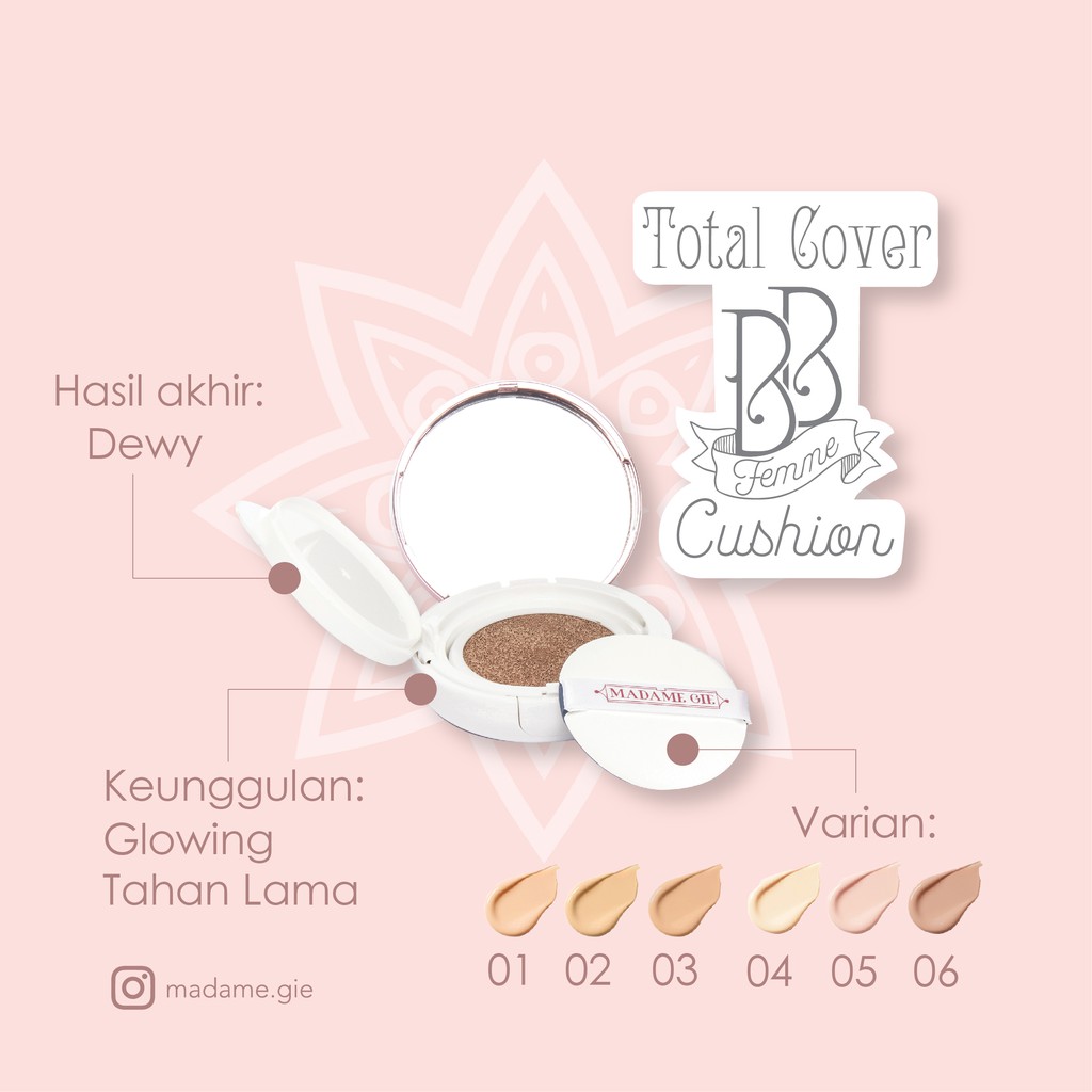 ✿ MADAME ✿ MADAME GIE TOTAL COVER BB CUSHION / BB CUSHION FULL REFILL COVER