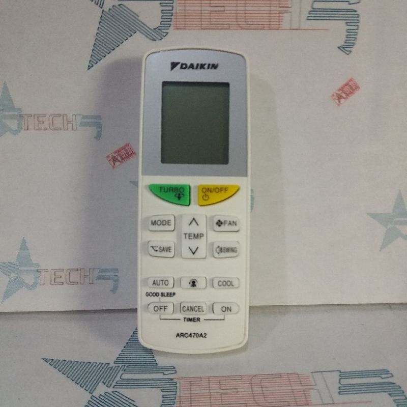 REMOT REMOTE AC DAIKIN ARC470A2 ORIGINAL ASLI KW