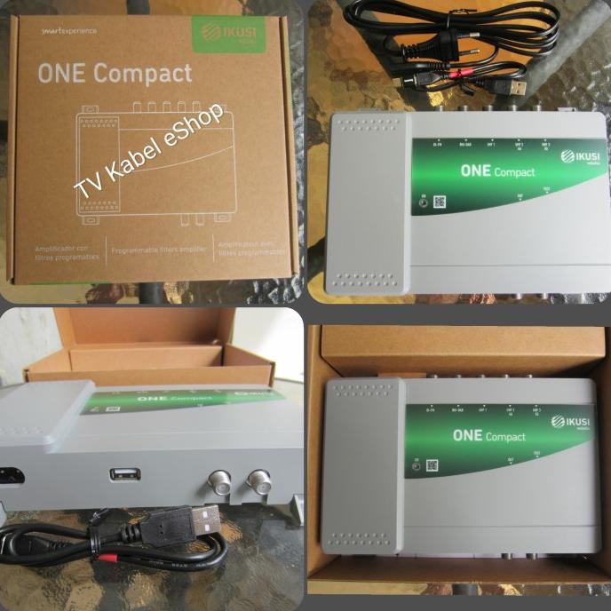 IKUSI, ONE Compact Programmable Digital Amplifier, 125 dbuV, 32 Filter