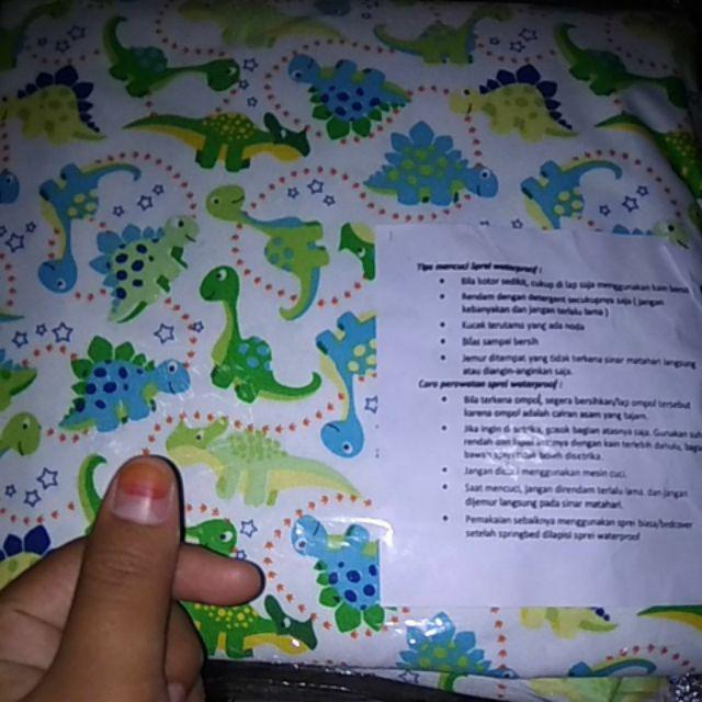 {import} Sprei Waterproof Motif Anak Anak Tinggi 20cm Tnp Tas