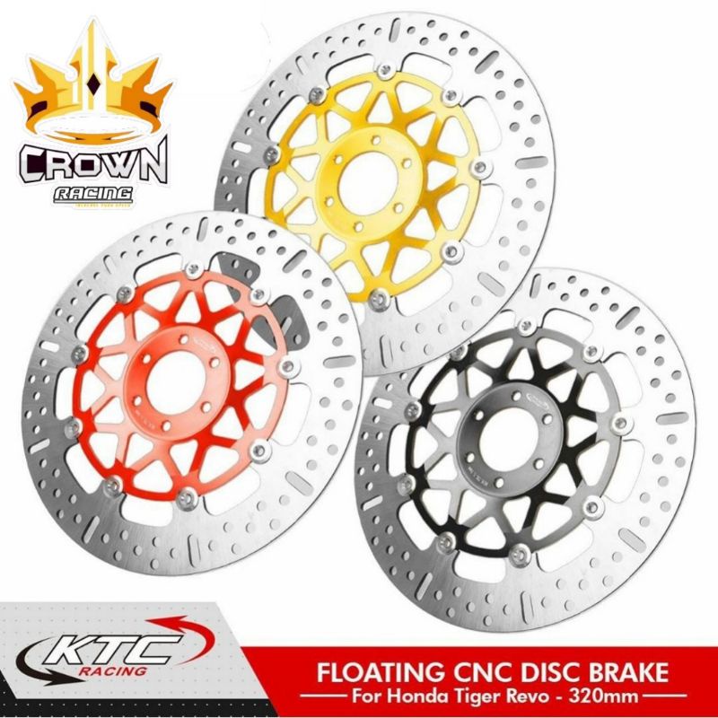 Piringan Cakram Depan KTC Racing Floating 320mm CNC Tiger Revo