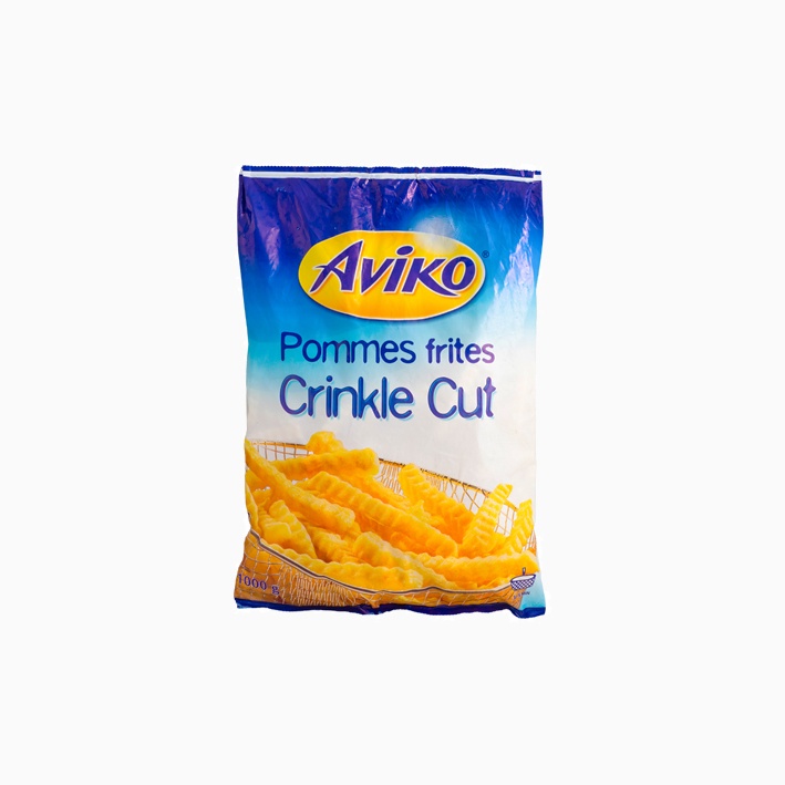 

Fresh Food - Aviko Crincle Cut Fries 1 Kg / Kentang Goreng Frozen / French Fries Pommes Frites