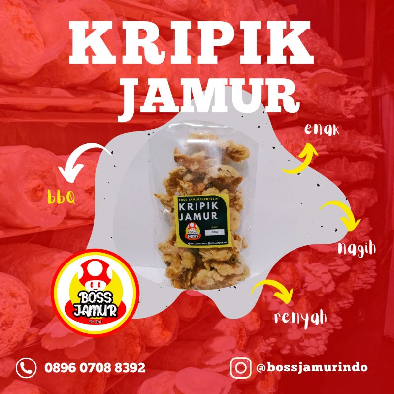 

KRIPIK JAMUR TIRAM - BBQ