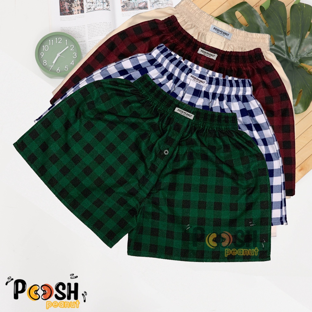 [POSH] BOXER PRIA WANITA PREMIUM SERIES SIZE 27-36 DEWASA REMAJA