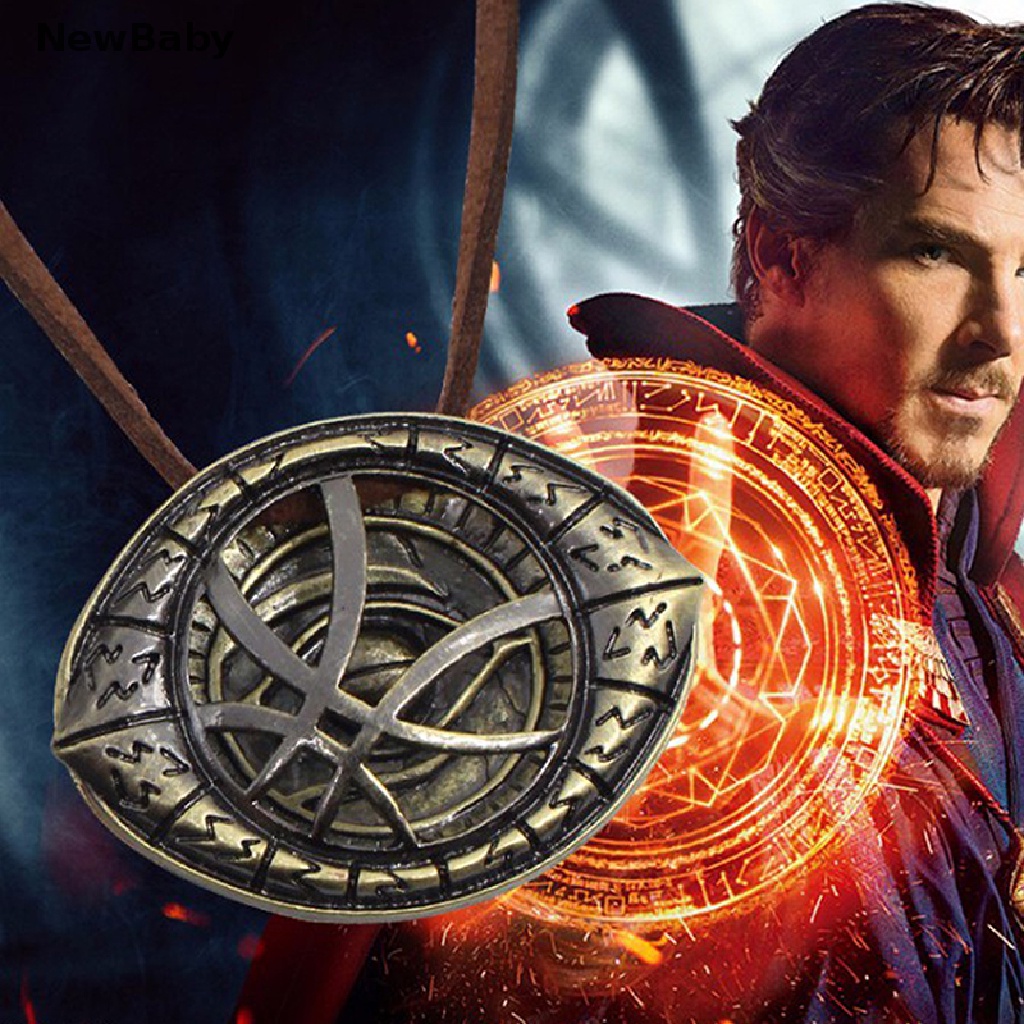 Kalung Tali Dengan Liontin Jimat Agamotto Doctor Strange Untuk Properti Cosplay