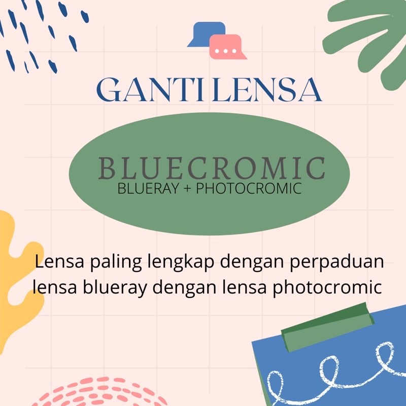 LENSA BLUECROMIC (NORMAL dan MINUS)