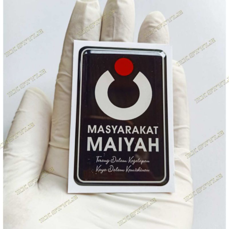 Stiker Maiyah stiker Cak Nun/Stiker Majelis Masyarakat/stiker motor mobil laptop