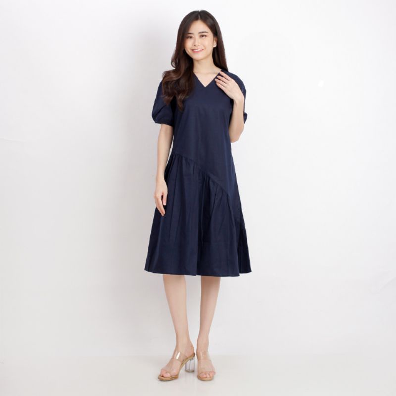 BV RD-52 /Dress Fashion Wanita/ Dress Katun Polos