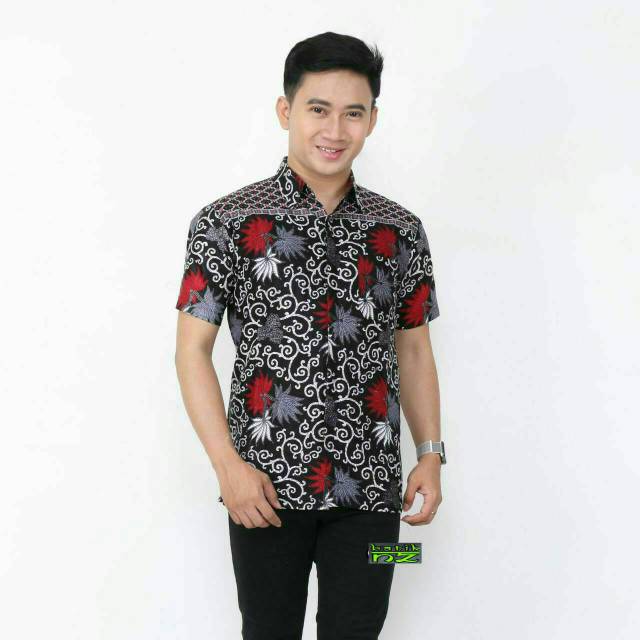 BISA COD MURAH HEM PRIA LENGAN PENDEK / hem batik /  hem lengan pendek