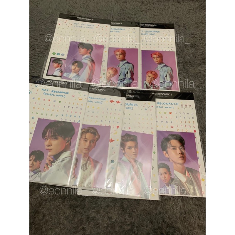 [Ready Stock] Scrapbook Deco Sticker Set NCT Beyond Live Resonance Jaehyun, Doyoung, Mark
