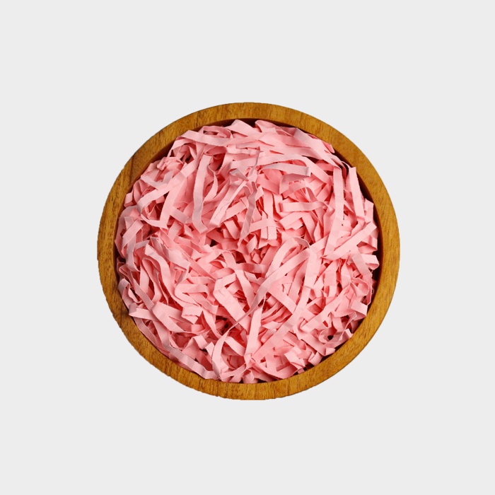 

Kertas Serut / Cacah Light Pink Shredded Paper Gift Hampers Craft Box