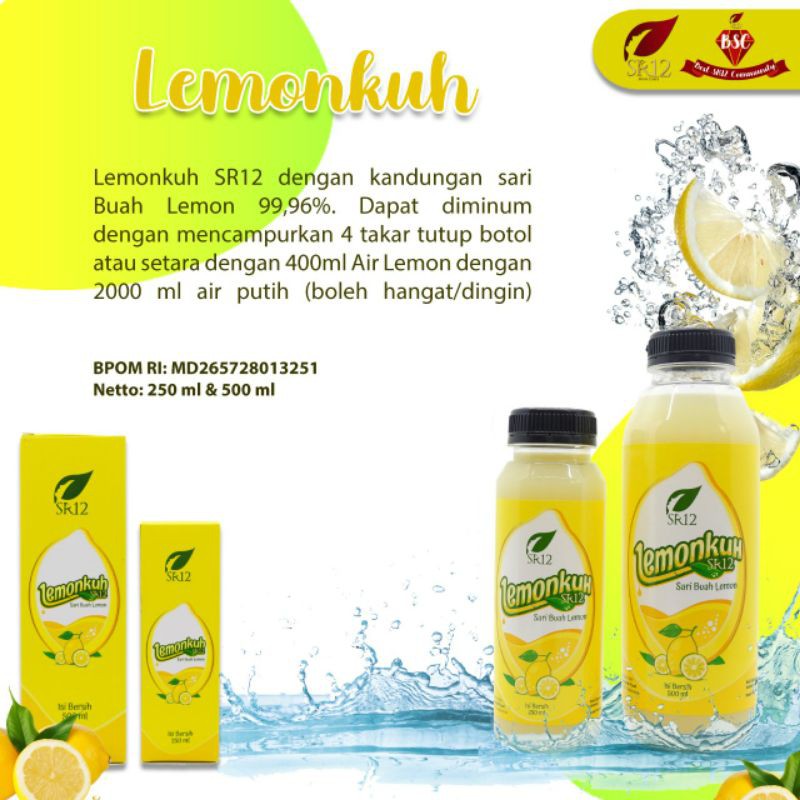 

Lemonkuh SR12 Sari Lemon Murni Asli 500ml