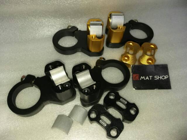 Ready Breket Dudukan + Raiser stang crossbar / fatbar CBR 250RR PNP