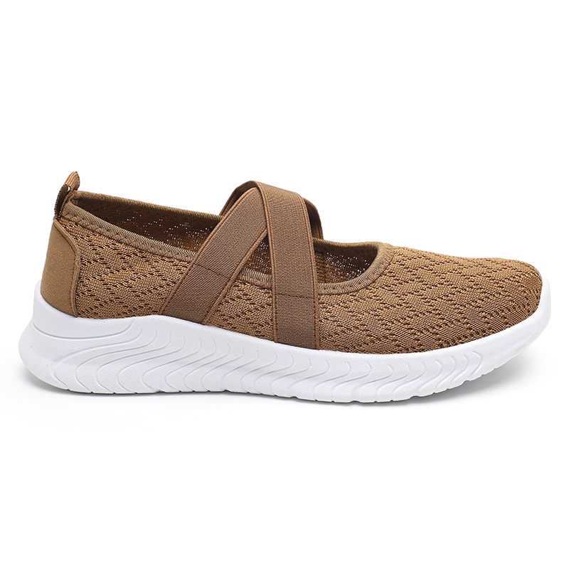 Sepatu Import Wanita 2022 Baru Sepatu Model Flat Silang Fashion Sneakers GA5605