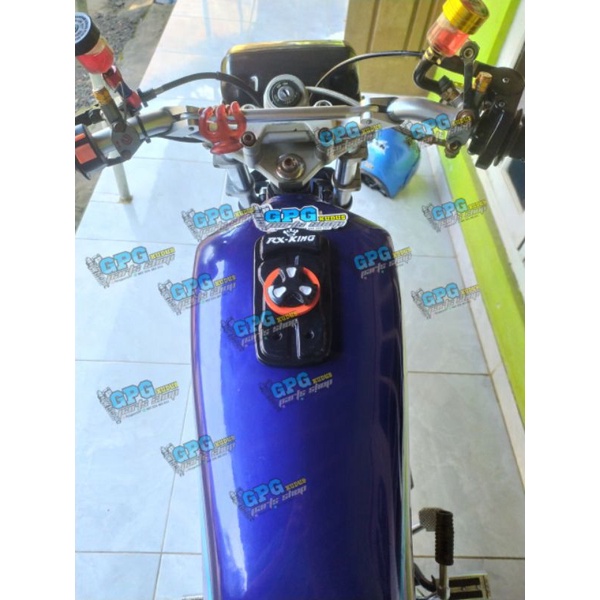 TUTUP TANGKI RX KING MODEL BPRO RACING-tutup tangki rx king model bpro racing bahan alumunium