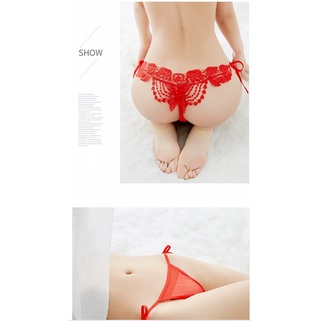 Sexy Celana Dalam Wanita Renda Bunga Bikini Thong Size Besar  Lingerie 3C077