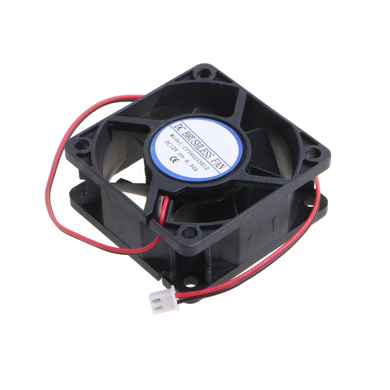 Vivi Kipas Pendingin Silent 3kabel Lead Server Inverter Pc CPU Untuk Case Untuk Casing Komputer Dan Pendingin CPU 12v Untuk dc 60mm 6