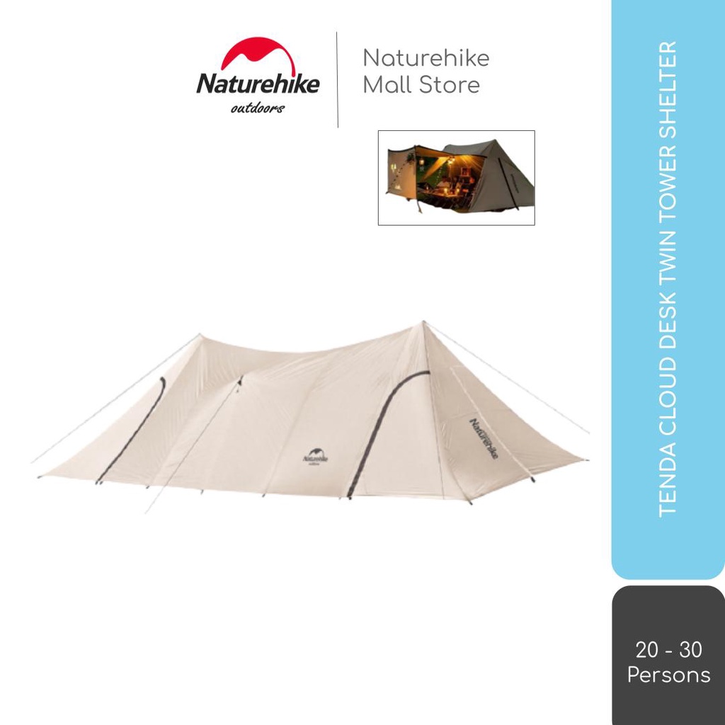 TENDA CLOUD DESK TWIN TOWER SHELTER NATUREHIKE NH20TM001 CAMPING