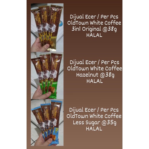 

ECER OLDTOWN WHITE COFFEE KOPI PUTIH OLD TOWN MALAYSIA HALAL