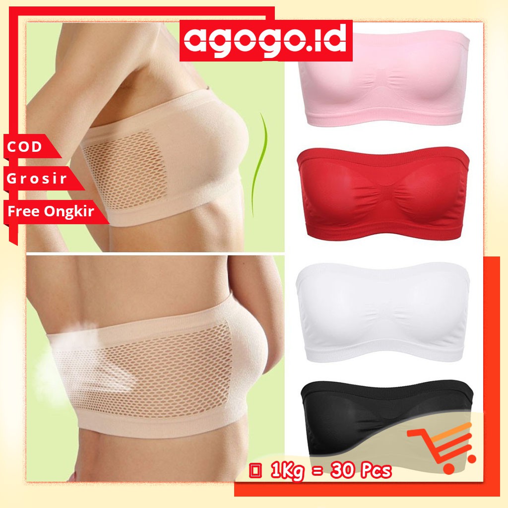 AGG-156 Breathable Bra / Kemben Seamless tanpa tali / Bra kemben breathable