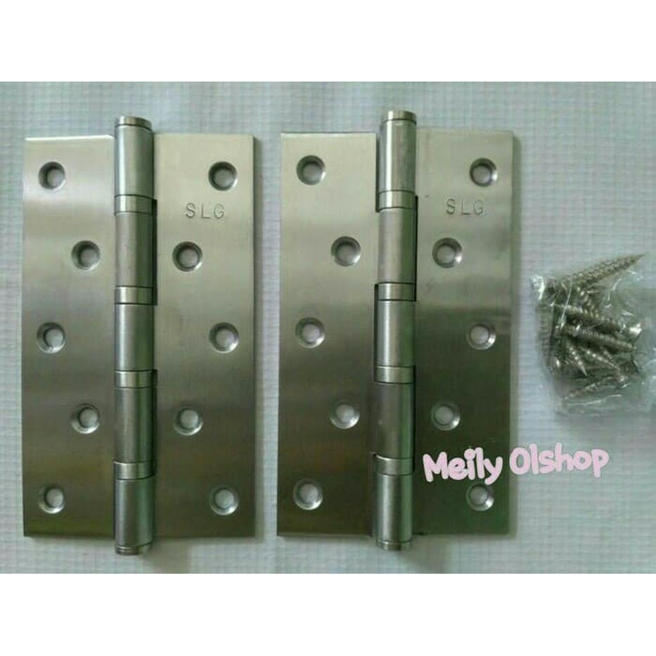 ENGSEL PINTU 5" STAINLESS / ENGSEL PINTU RUMAH / KUNCI PINTU RUMAH