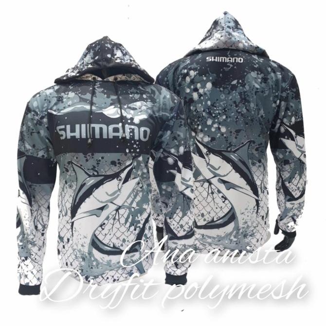 Kaos Jersey Jumper Shimano Grey Mancing