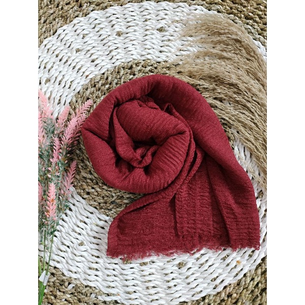 Alantasik - pashmina cringkle / pasmina crinkle ombre R.12 / R.20-marun