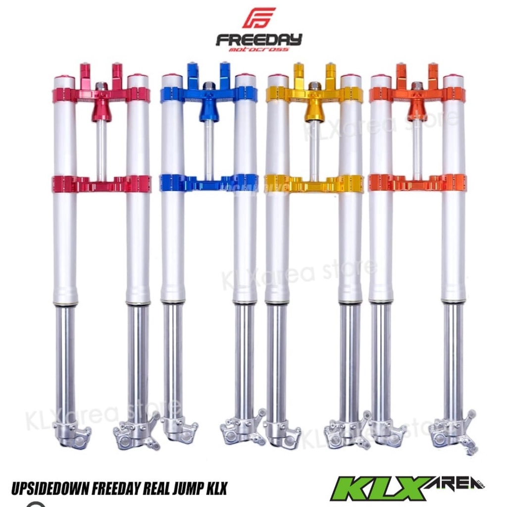 Shock Depan USD FreeDay KLX 150 250 BigFoot Dtracker New Tabung Silver