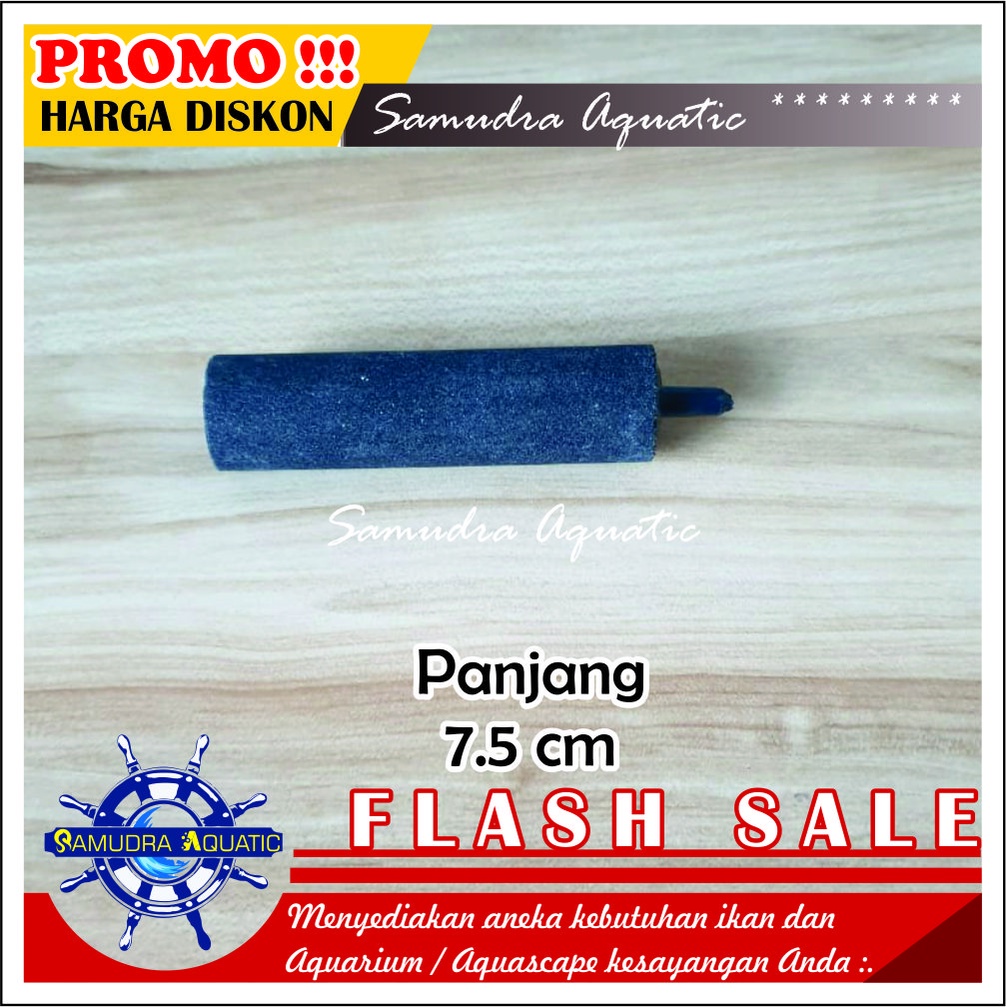 Airstone Batu Aerator PANJANG 7 CM, Batu Gelembung Batu Aerasi