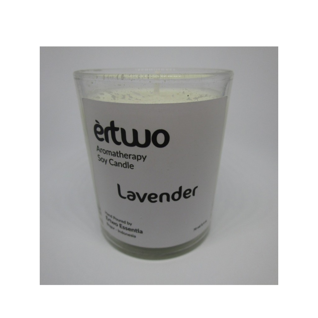 Premium Aromatherapy Soy Candle – Lilin Aromaterapi Lavender 70ml