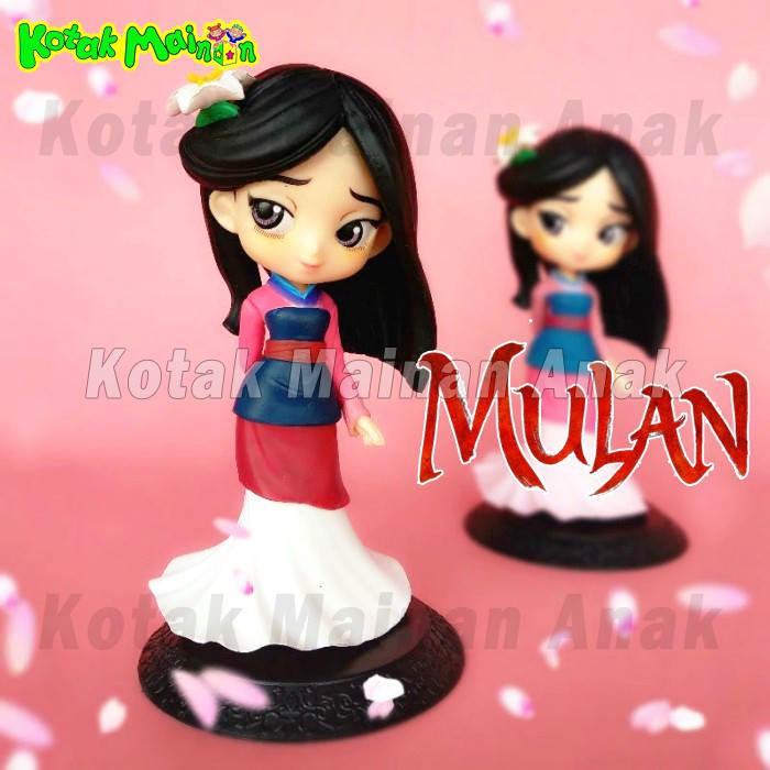 Mainan Figure Disney Mulan Princess Q POSKET MOULINS QPOSKET