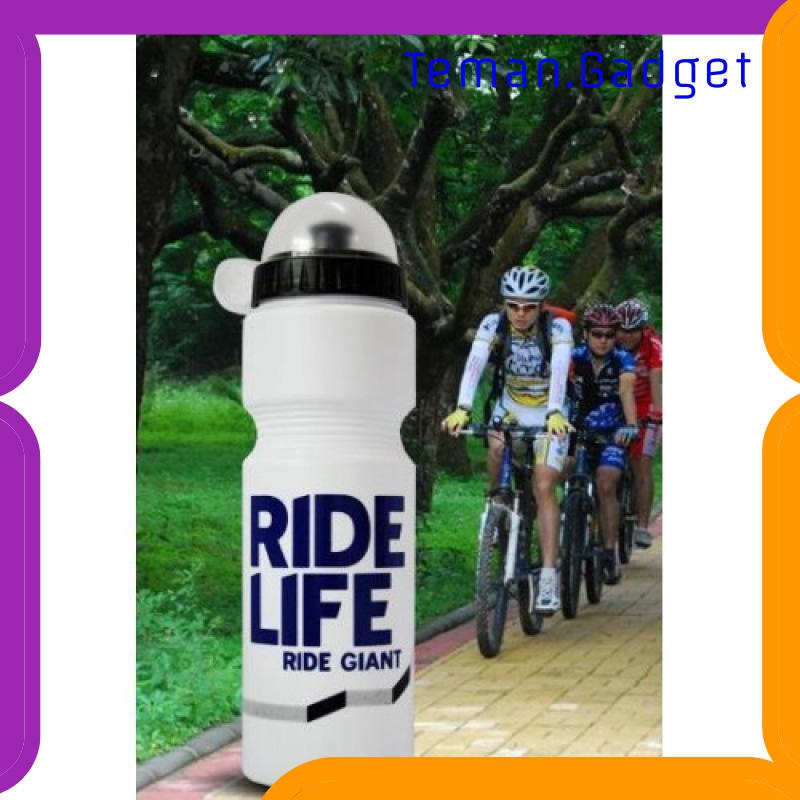 TG-IB405 TAFFSPORT BOTOL MINUM OLAHRAGA SEPEDA RIDE LIFE LOGO 750ML - 30A11