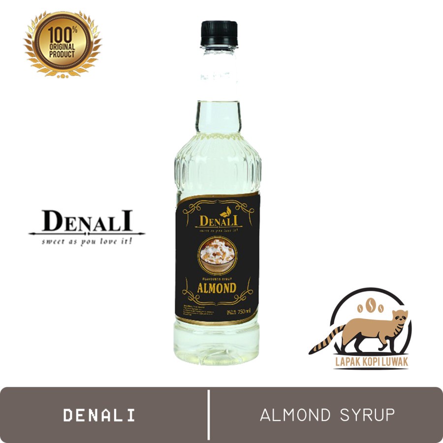 

Denali Syrup Rasa Almond