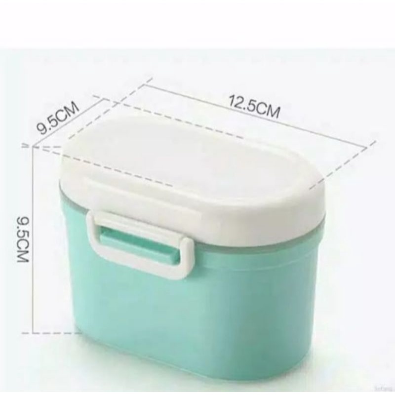 TEMPAT WADAH KOTAK BOX PENYIMPANAN SUSU BUBUK  FORMULA MURAH LUCU ANAK BAYI  IMPORT uk S  dan uk L sdh PLUS BUBBLE/KARDUS AMAN