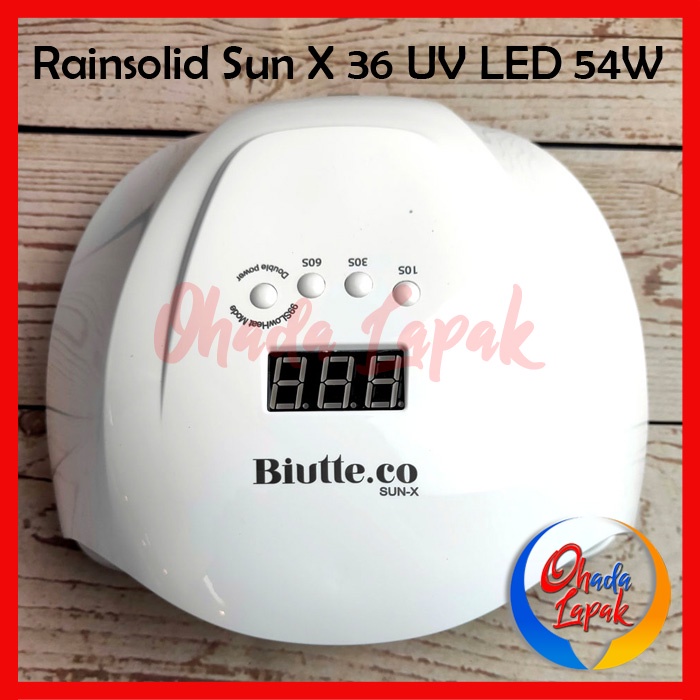 Pengering Kutek Kuku Gel SUN-X UV LED 54W Nail Dryer RainSolid