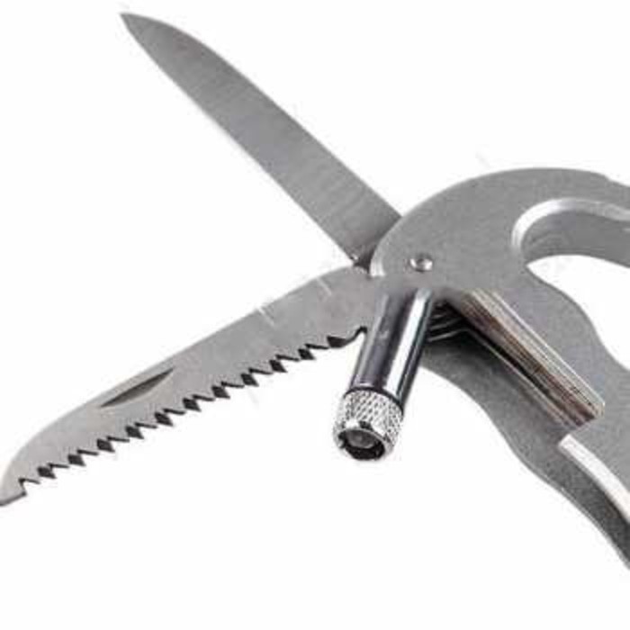 Dijual Karabiner Pisau Multifungsi  Knife Carabiner Diskon