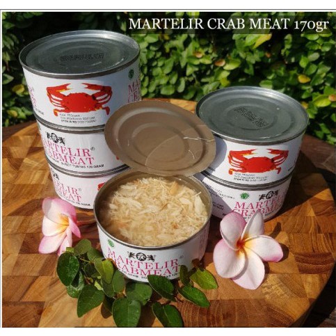 Martelir CrabMeat 170gr | Instant Crab Meat | Daging Kepiting Dalam Kaleng