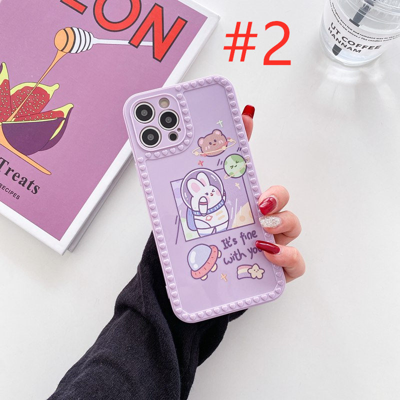 Love Frame Purple Space Bunny Soft Case HP OPPO A53 A33 A5 A9 A31 A16 A54 A55 A15 A15S A74 A93 A35 A3S A52 A92 A57 A39 F1S F9 Pro A7 A5S A12 A11K F11 K3 K5 Reno 5 4 F 6 Realme C1 X XT VIVO Y11 Y12 Y12i Y15 Y17 Y12S Y20 Y20S Y50 Y30 Y30i Y83 Y81 Y91C Y93