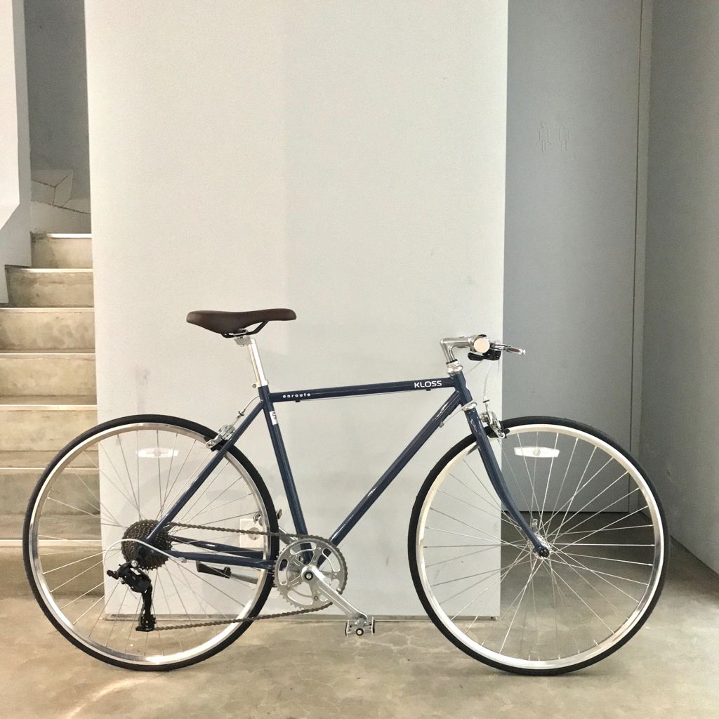 Sepeda Balap Kloss 700C Chromoly Road Bike-Grey