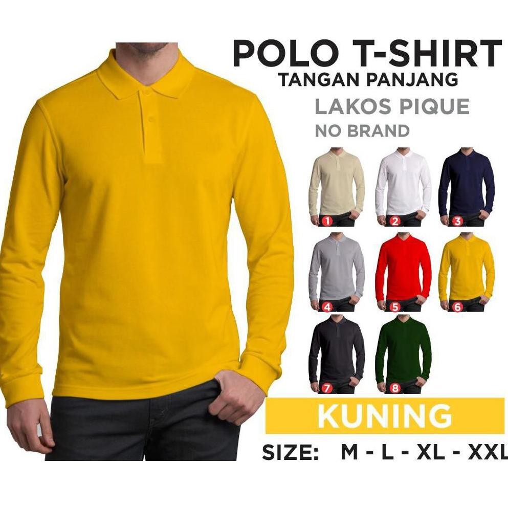 Kaos Polo Shirt Pria Casual T-shirt Size Xxl - Desain Baju - Desain