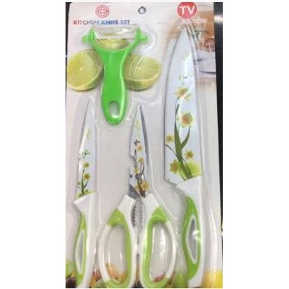 TGB KITCHEN SET / Alat Dapur Keramik Anti Bacteria Set 4 Pcs Packing Press-2