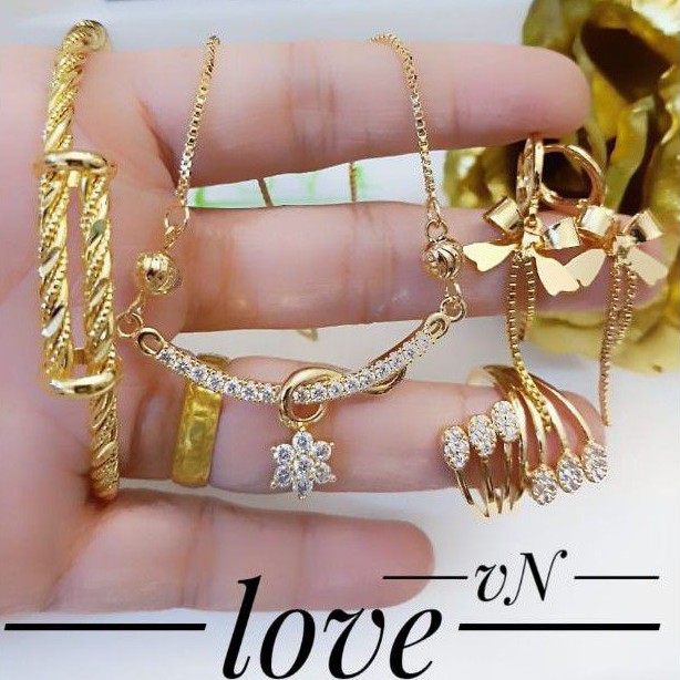 Xuping set perhiasan lapis emas 24k 2713l