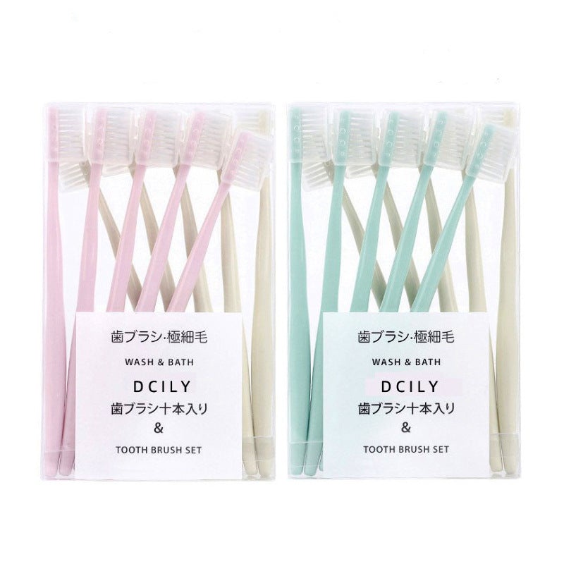 Sikat Gigi Macaron / Sikat Gigi Bulu Lembut / Tooth Brush Set / Isi 10pcs