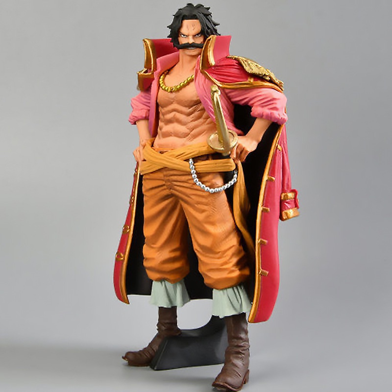 Mainan Action Figure Anime One Piece Gol D Roger The Grandline Men Wano Country 23cm Bahan PVC Untuk Koleksi