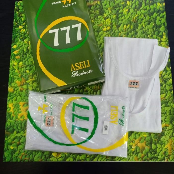 Kaos | Kaos Singlet Pria 777 S777 44-46-48,Bahan 100% Cotton