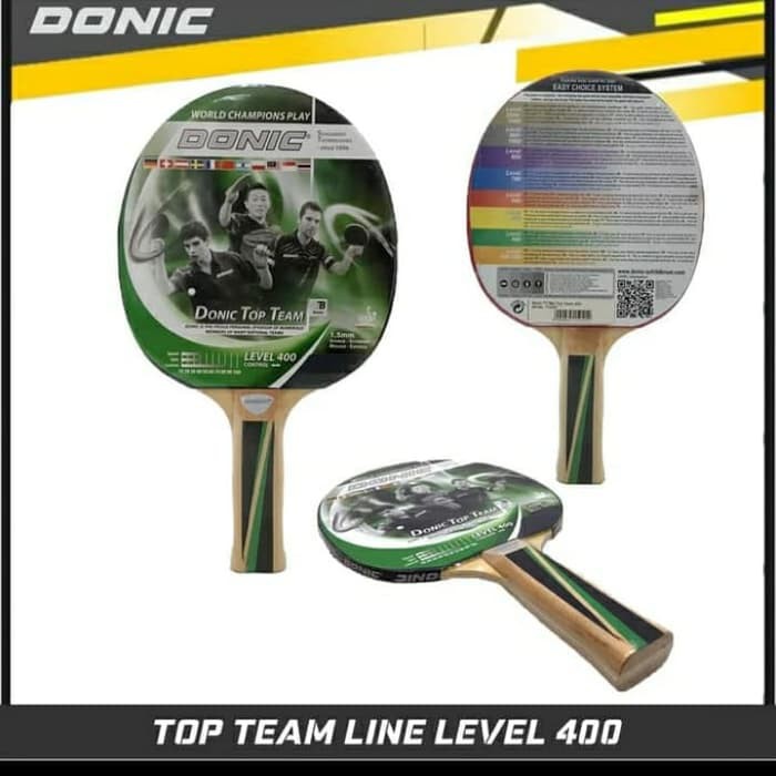 Jual Bet Pingpong Bat Tenis Meja Donic Schildkrot TOP TEAM 400 Diskon
